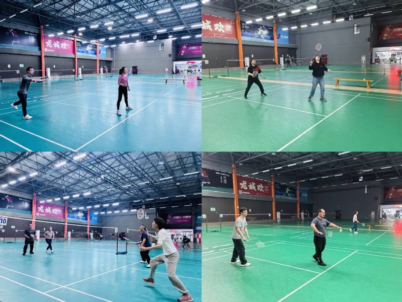 医工学院分工会举行羽毛球热身选...